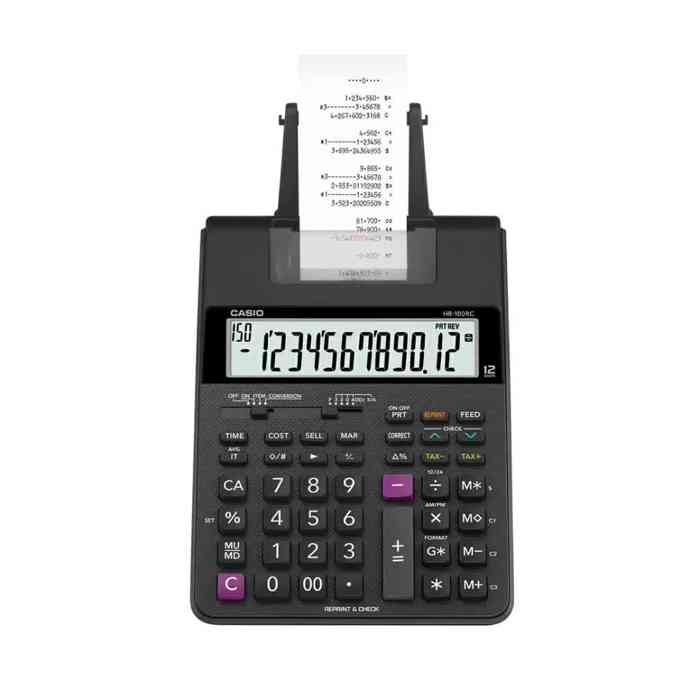 Casio DR-120r-Bk Printing Calculator